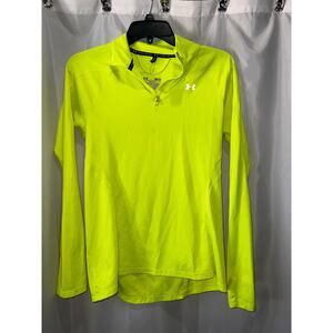 Womens Under Armour Yellow Pullover size small